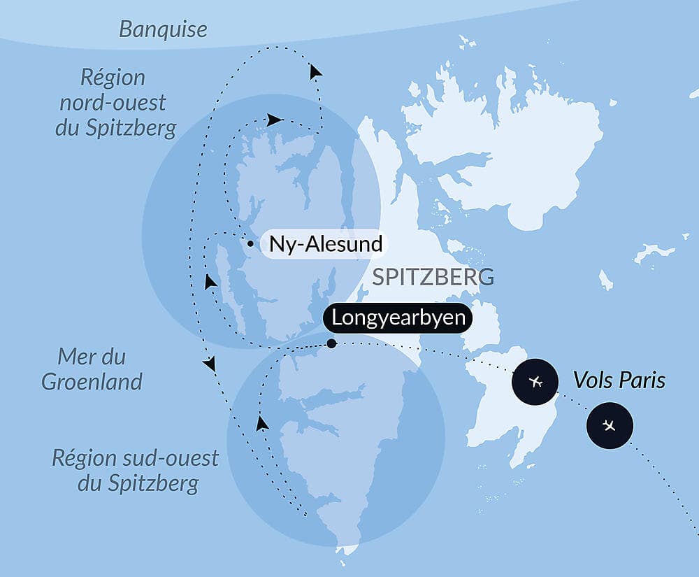 Fjords et glaciers du Spitzberg null