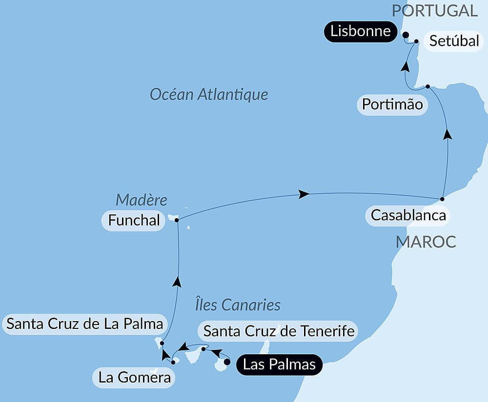 Îles volcaniques et cités historiques de l'Atlantique Nord