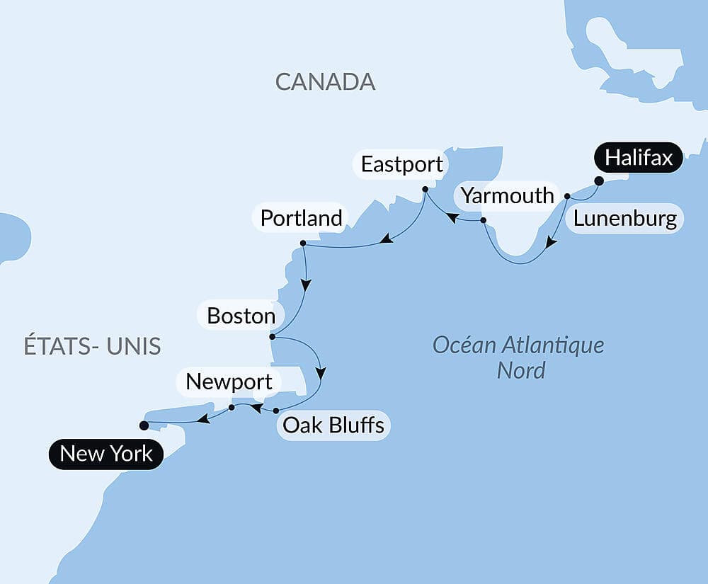 Charme et héritage des rivages nord-américains