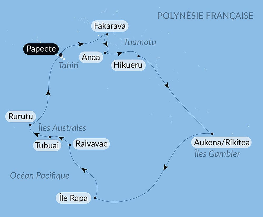 Polynésie secrète : Tuamotu inédites, îles Gambier et îles Australes null